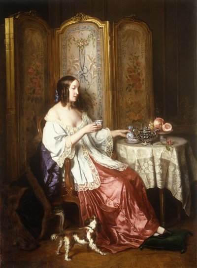 Eine Tasse Schokolade, 1844 von Charles Beranger