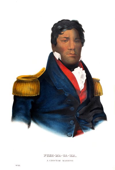 Pushmataha, ein Choctaw-Krieger von Charles Bird King