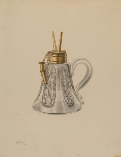 Lampe von Charles Caseau