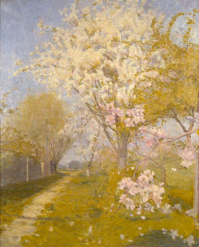 Apfelblüte in Dennemont, 1893 von Charles Edward Conder