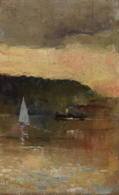 Sonnenuntergang, Sydney Harbour von Charles Edward Conder