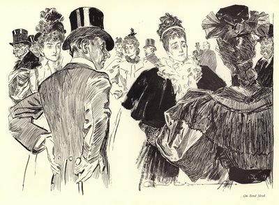 Auf der Bond Street von Charles Dana Gibson