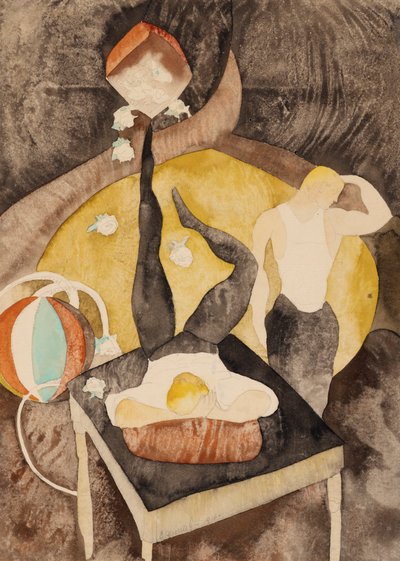 Im Vaudeville: Zwei Akrobat-Jongleure von Charles Demuth