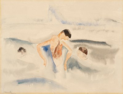 Drei Figuren im Wasser von Charles Demuth