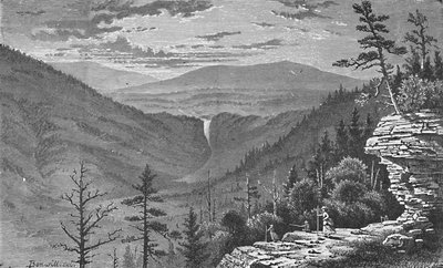 Sonnenuntergangsfelsen, Catskill Mountains, 1883 von Charles E. H. Bonwill