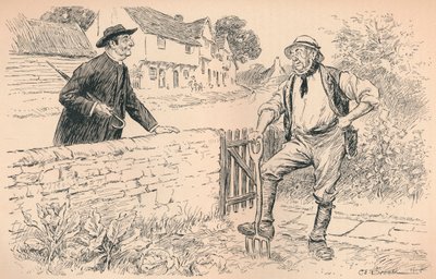 Der Vikar, 1909 von Charles Edmund Brock
