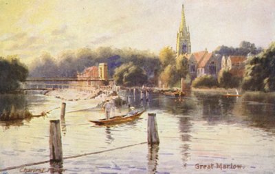 Fluss Themse: Great Marlow von Charles Edwin Flower