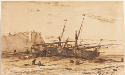 Étretat von Charles Emile Jacque