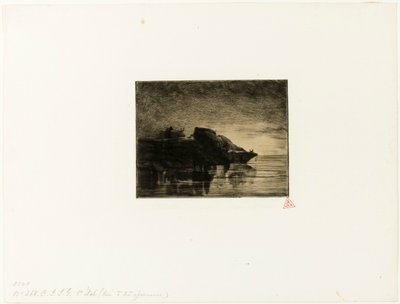 Sechs Kühe an einer Tränke von Charles Emile Jacque