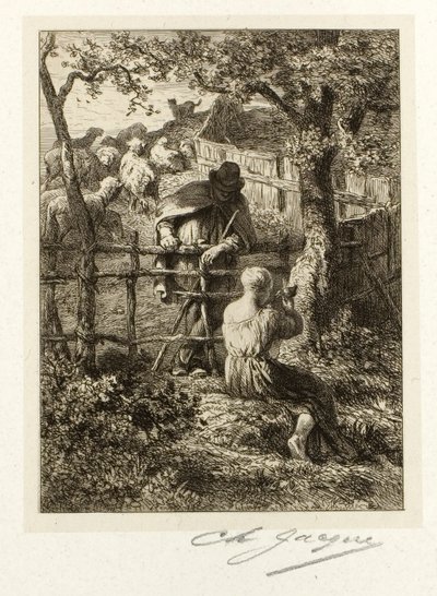 Sommer von Charles Emile Jacque