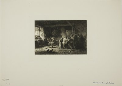 Die Schmiede von Charles Emile Jacque