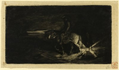 Der Reiter von Charles Emile Jacque