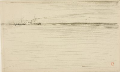 Überquerung des Kanals von Charles Francois Daubigny