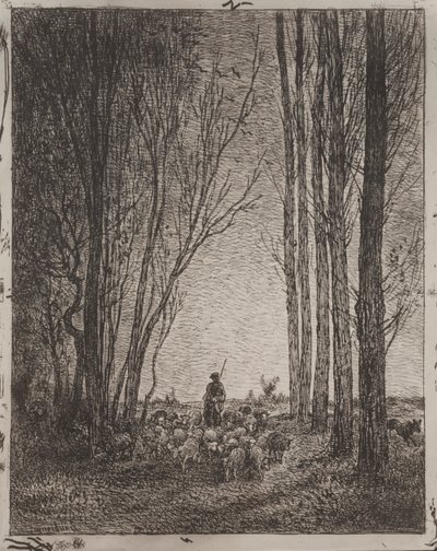 Versammlung der Herde von Charles Francois Daubigny