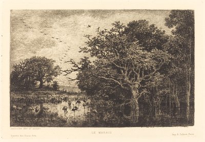 Sumpf (Le Marais) von Charles Francois Daubigny