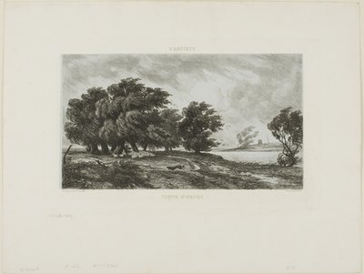 Stürmisches Wetter von Charles Francois Daubigny
