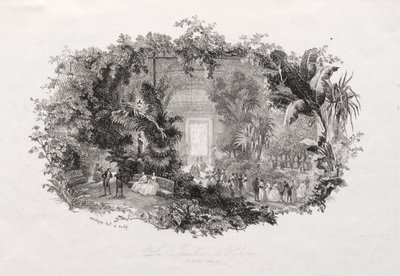 Der Wintergarten von Charles Francois Daubigny