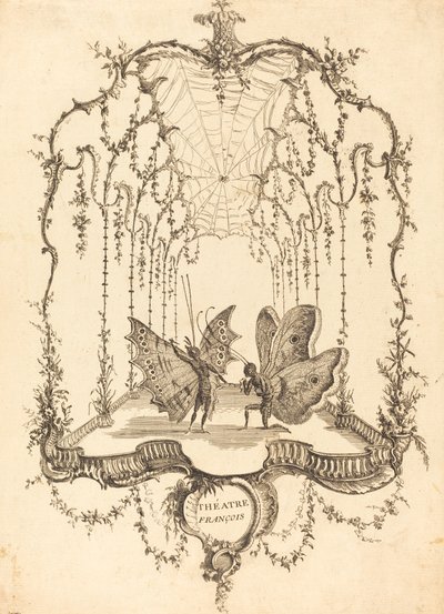 Französisches Theater von Charles Germain de Saint Aubin