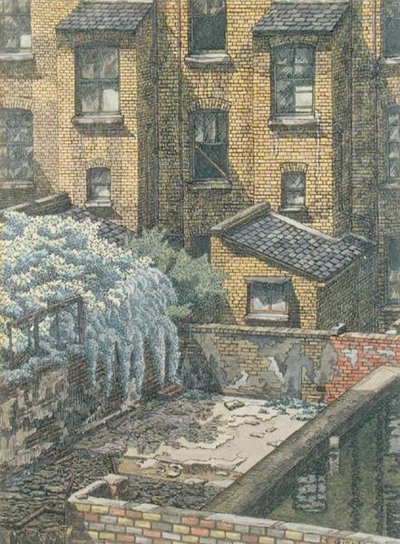 Verlassene Häuser, Pimlico von Charles Ginner