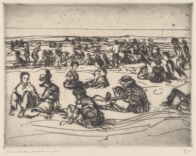 Am Strand von Charles H. Woodbury