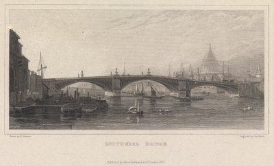 Southwark Bridge von Charles Heath