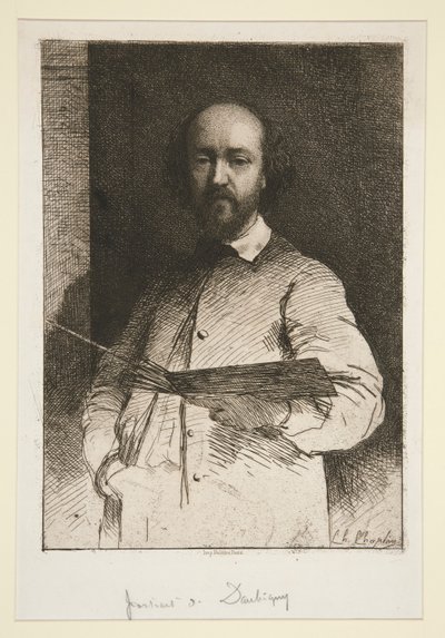 Porträt von Daubigny von Charles Joshua Chaplin