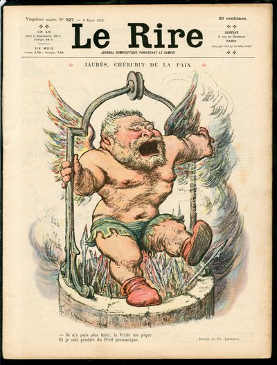 Titelbild von „The Laughter“, Satirisch in Farben von Charles Leandre