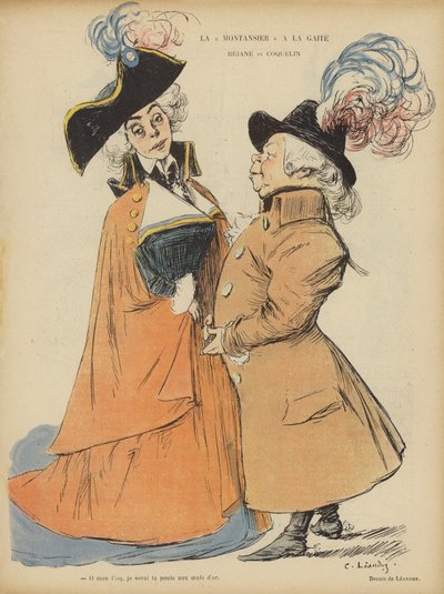 Illustration für Le Rire von Charles Leandre