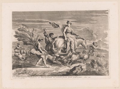 Rebecca verlässt Mesopotamien von Charles Macé