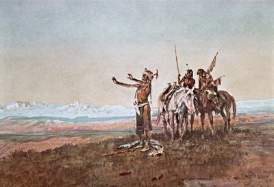 Anrufung der Sonne von Charles Marion Russell