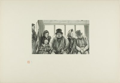 Innenraum eines Busses von Charles Maurand