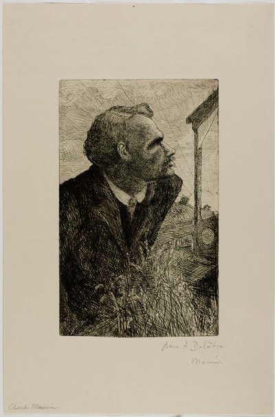 Porträt von François Claudius Ravachol von Charles Maurin