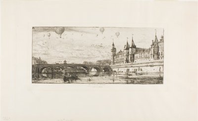 Pont-au-Change, Paris von Charles Meryon