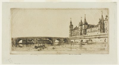 Pont-au-Change, Paris von Charles Meryon