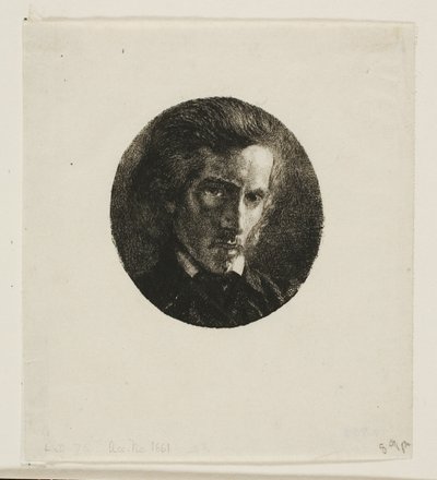 Porträt von Edmond de Courtives von Charles Meryon