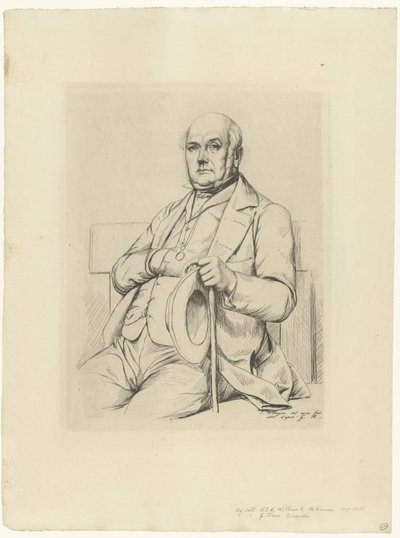Porträt von Casimir Le Conte von Charles Meryon