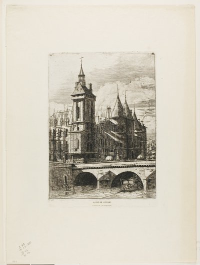 Der Uhrturm, Paris von Charles Meryon