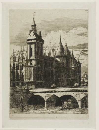 Der Uhrturm, Paris von Charles Meryon
