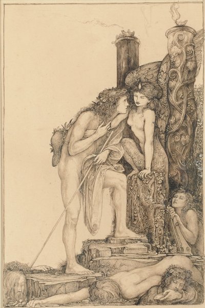 Ödipus und die Sphinx von Charles Ricketts
