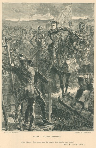 Illustration zu Shakespeares König Heinrich V. von Sir John Charles Robinson