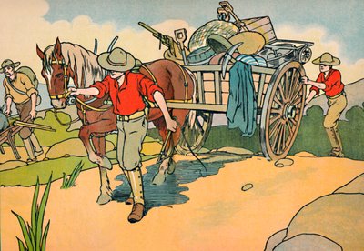 Auf zu den Goldfeldern, 1912 von Charles Robinson