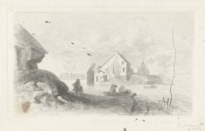 Überschwemmung in Lith von Charles Rochussen