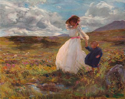 Sonnenschein und Wind, ca. 1907 von Charles Sims