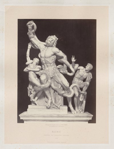 Rom: Gruppe des Laokoon, Vatikan, ca. 1860 von Charles Soulier