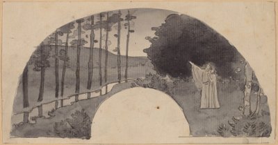 Studie für einen Torbogen von Charles Sprague Pearce