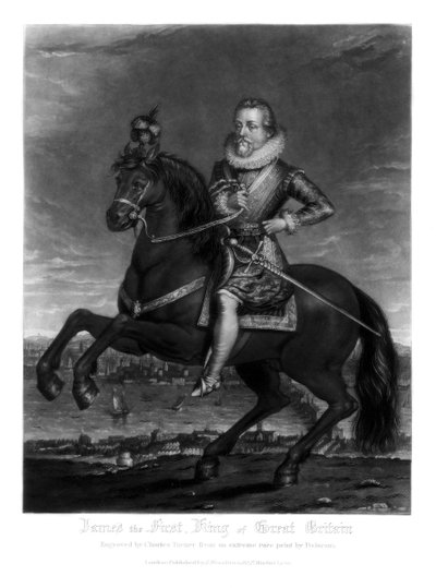 James I., König von Großbritannien, 1816 von Charles Turner