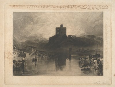 Norham Castle am Fluss Tweed von Charles Turner