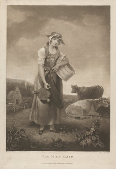Die Milchmagd von Charles Turner