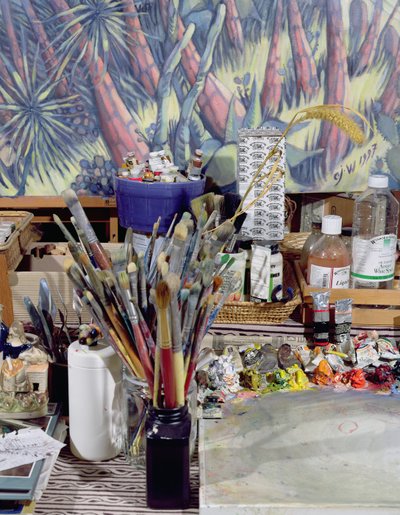 Atelier des Künstlers von Charlotte Johnson Wahl