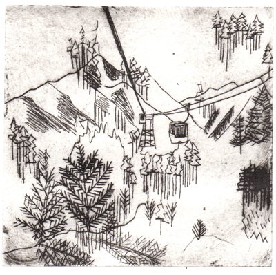 Mayrhofener Berge von Charlotte Orr